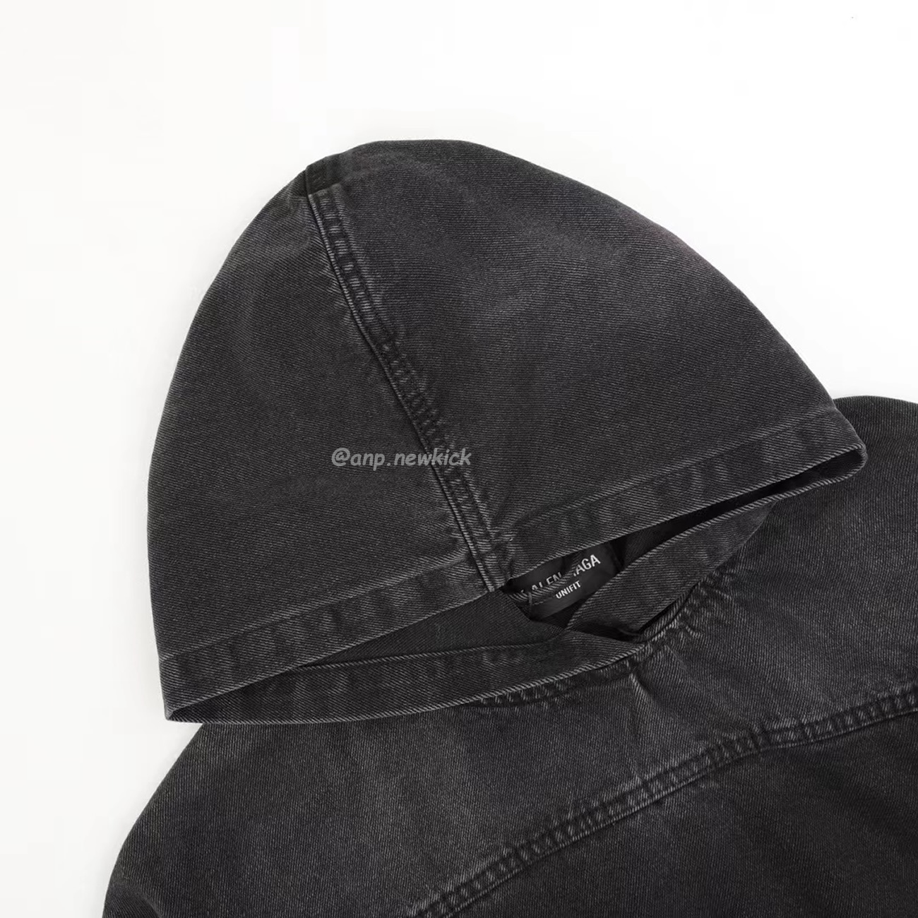 Balenciaga Hooded Denim Hoodie (9) - newkick.cc